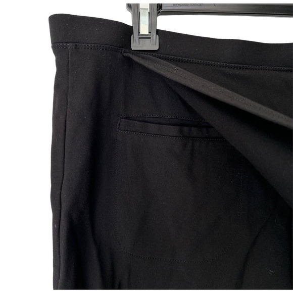Betabrand Womens Size XXL Black Sassies Capri Pant Skirt Skort - Picture 5 of 7